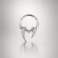 Titanium Double Fang Septum Clicker detail 7