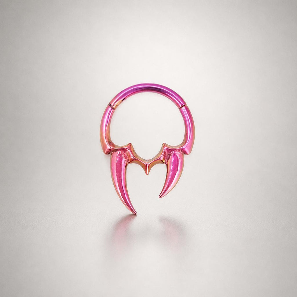 Titanium Double Fang Septum Clicker detail 8