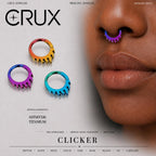Titanium Dripping Septum Clicker