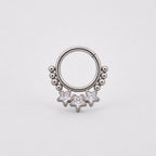 Titanium Triple Star Septum Clicker detail 6