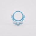 Titanium Triple Star Septum Clicker detail 7