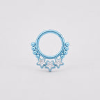 Titanium Triple Star Septum Clicker detail 7