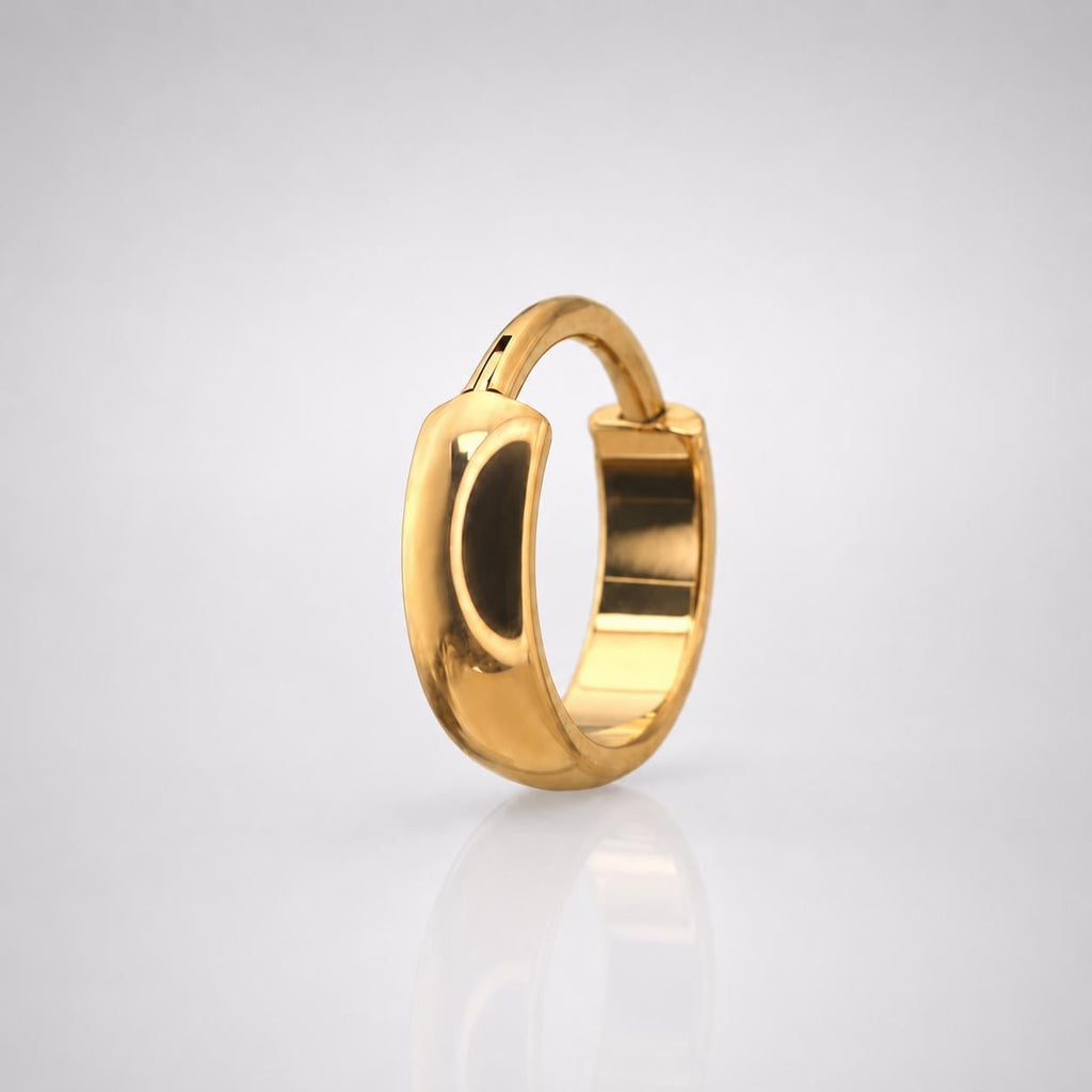Titanium Chunky Gold Septum Clicker detail 7