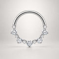Titanium Graduated CZ Septum Clicker detail 6