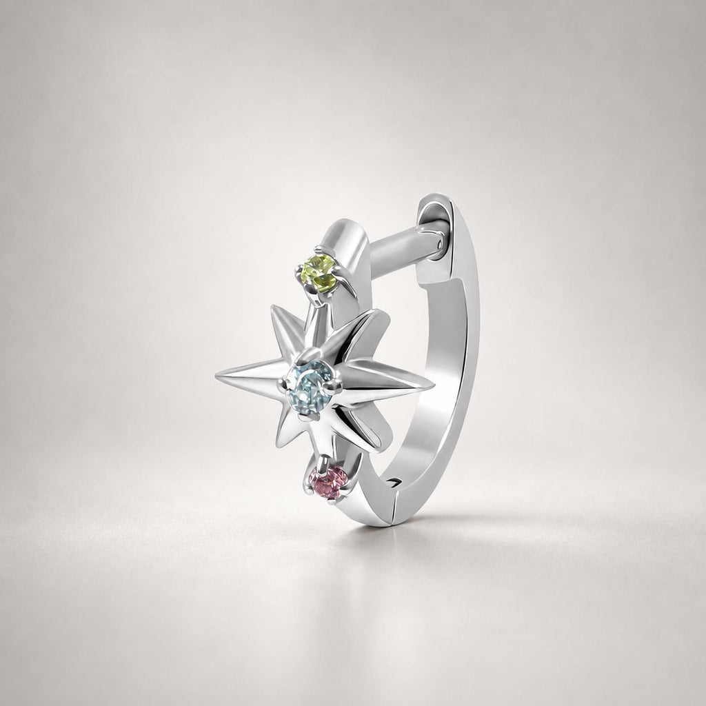 Titanium Starburst Septum Clicker detail 12