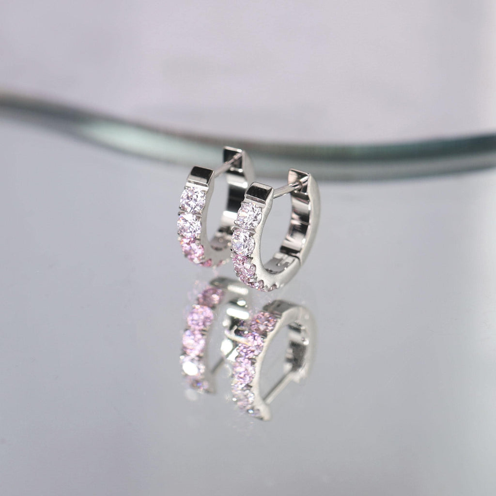 Titanium Colorful CZ Septum Clicker detail 3