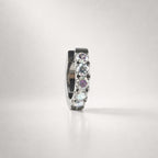 Titanium Colorful CZ Septum Clicker detail 10