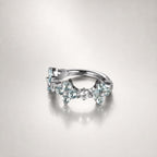 Titanium Moon Star Septum Clicker detail 12