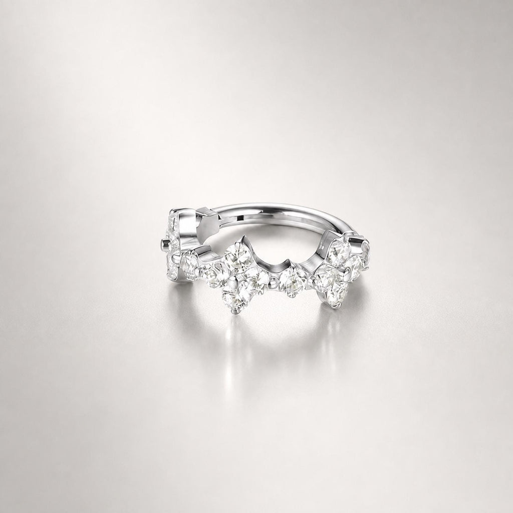 Titanium Moon Star Septum Clicker detail 13