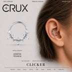 Titanium Star Septum Clicker