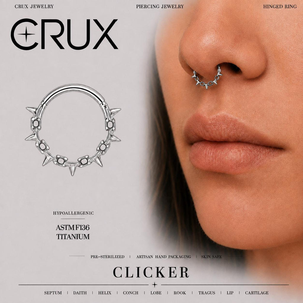 Titanium Thorn Spike Septum Clicker