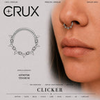 Titanium Thorn Spike Septum Clicker