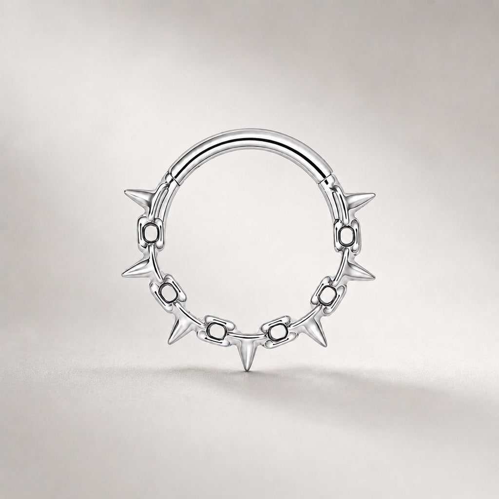 Titanium Thorn Spike Septum Clicker detail 4