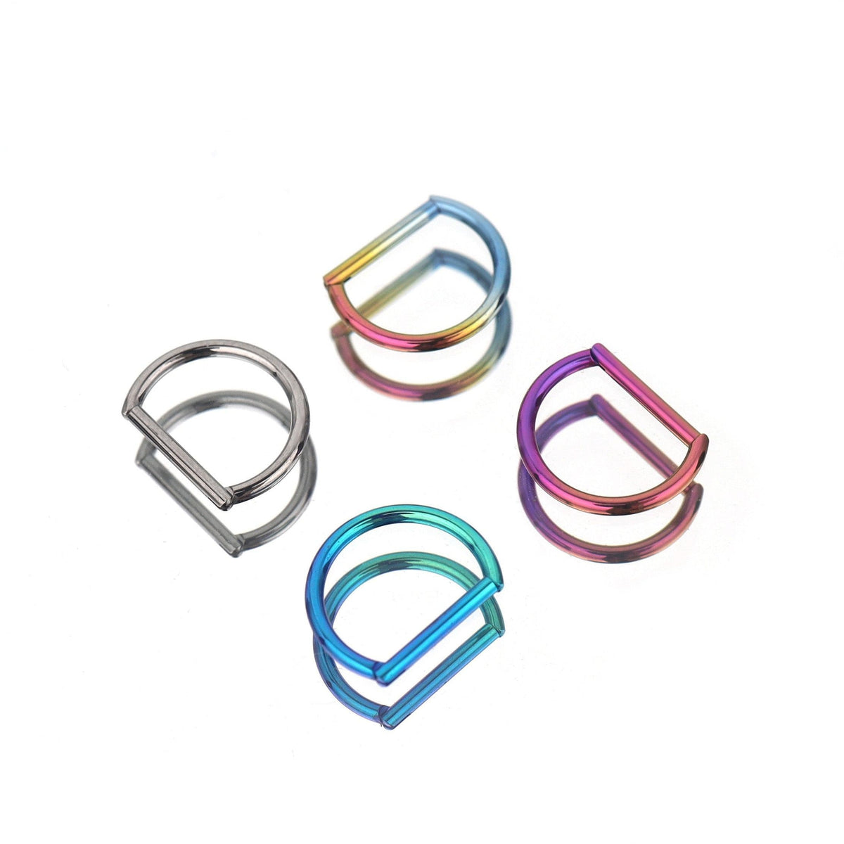 Titanium D-Shape Septum Clicker detail 2