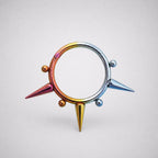 Titanium Spike & Ball Septum Clicker detail 8