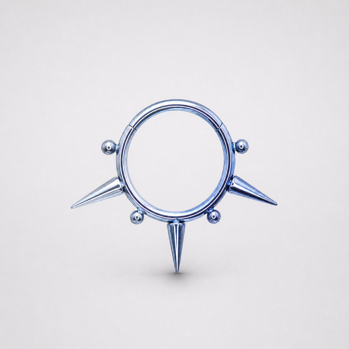 Titanium Spike & Ball Septum Clicker detail 9