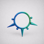 Titanium Spike & Ball Septum Clicker detail 10