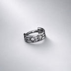Titanium Four-Leaf Clover Septum Clicker detail 10