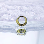 Titanium Triple Hoop Septum Clicker detail 6