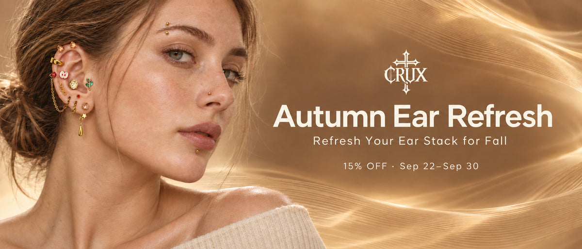 CRUX Autumn Ear Refresh AURA World sitewide 15% off September 22 to 30, 2026
