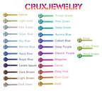 Saturn Opal Titanium Eyebrow Barbell detail 9