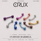 Classic Titanium Curved Barbell