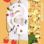 Applejack gold MLP-inspired ear curation set