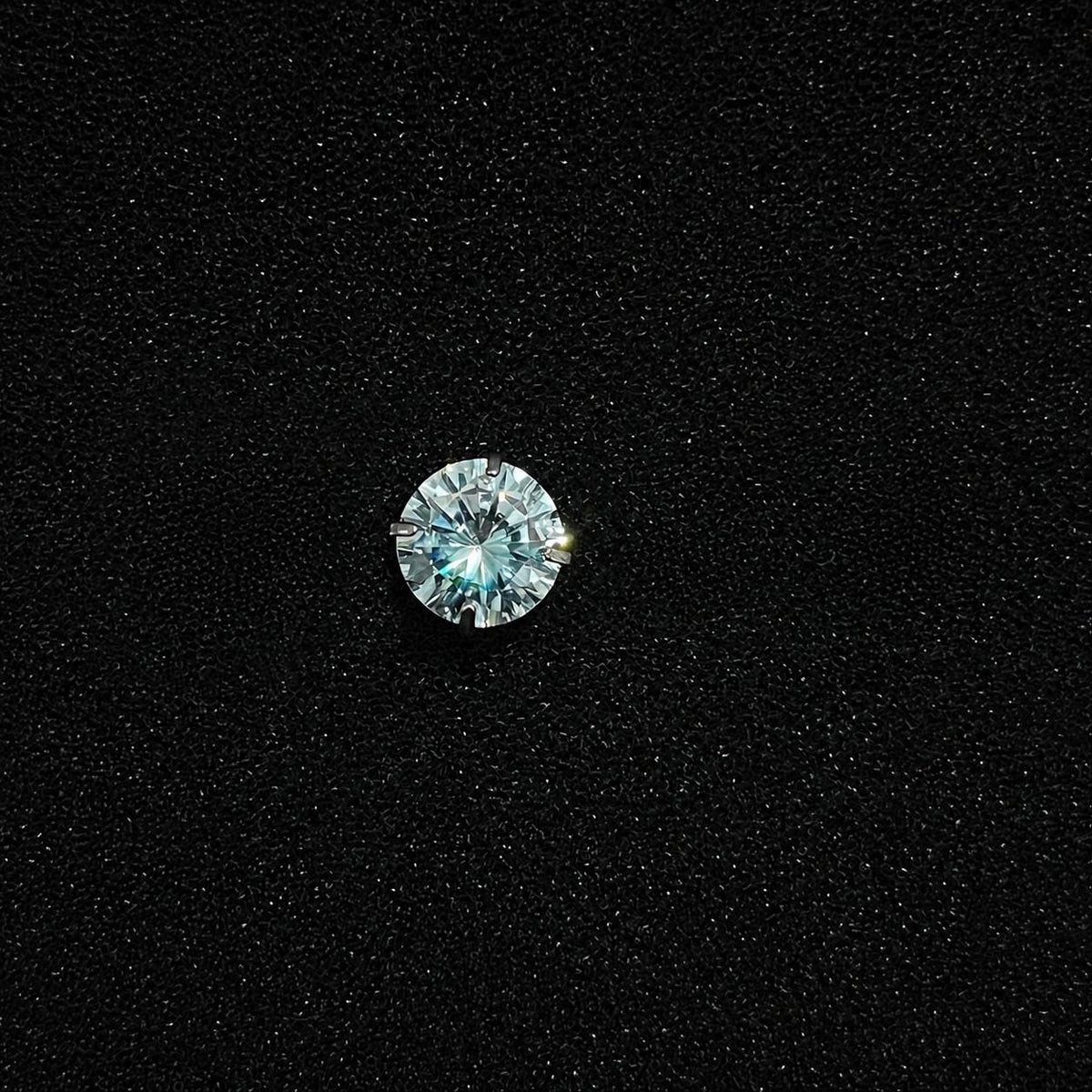 ETSY 4553729999 | IMAGE 5 | Emerald Green Moissanite Flat Back Stud