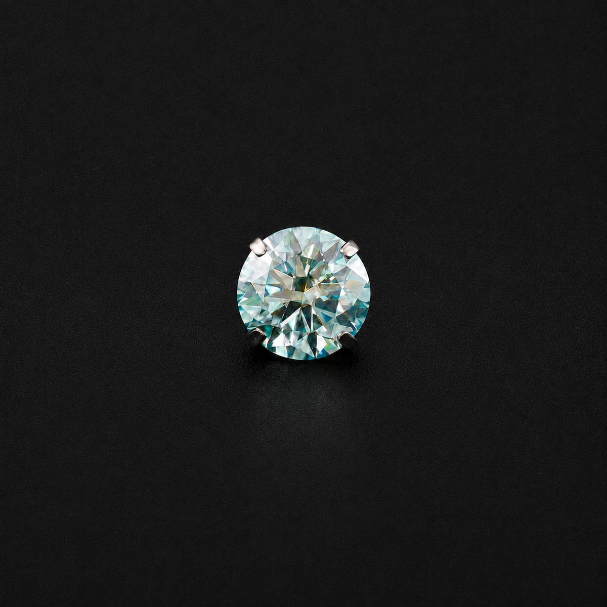ETSY 4553729999 | IMAGE 6 | Emerald Green Moissanite Flat Back Stud