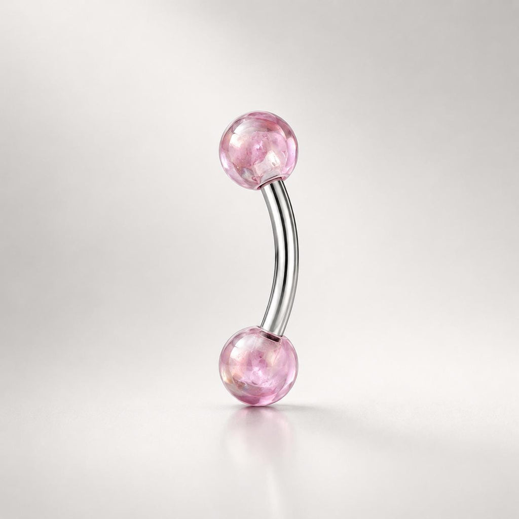 ETSY 4531338574 | IMAGE 8 | Candy Ball Titanium Eyebrow Barbell