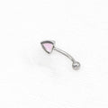 ETSY 4535504202 | IMAGE 3 | Pink Cat Ear Titanium Eyebrow Barbell