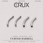 ETSY 4546618821 | IMAGE 1 | Titanium Curved Barbell Shaft