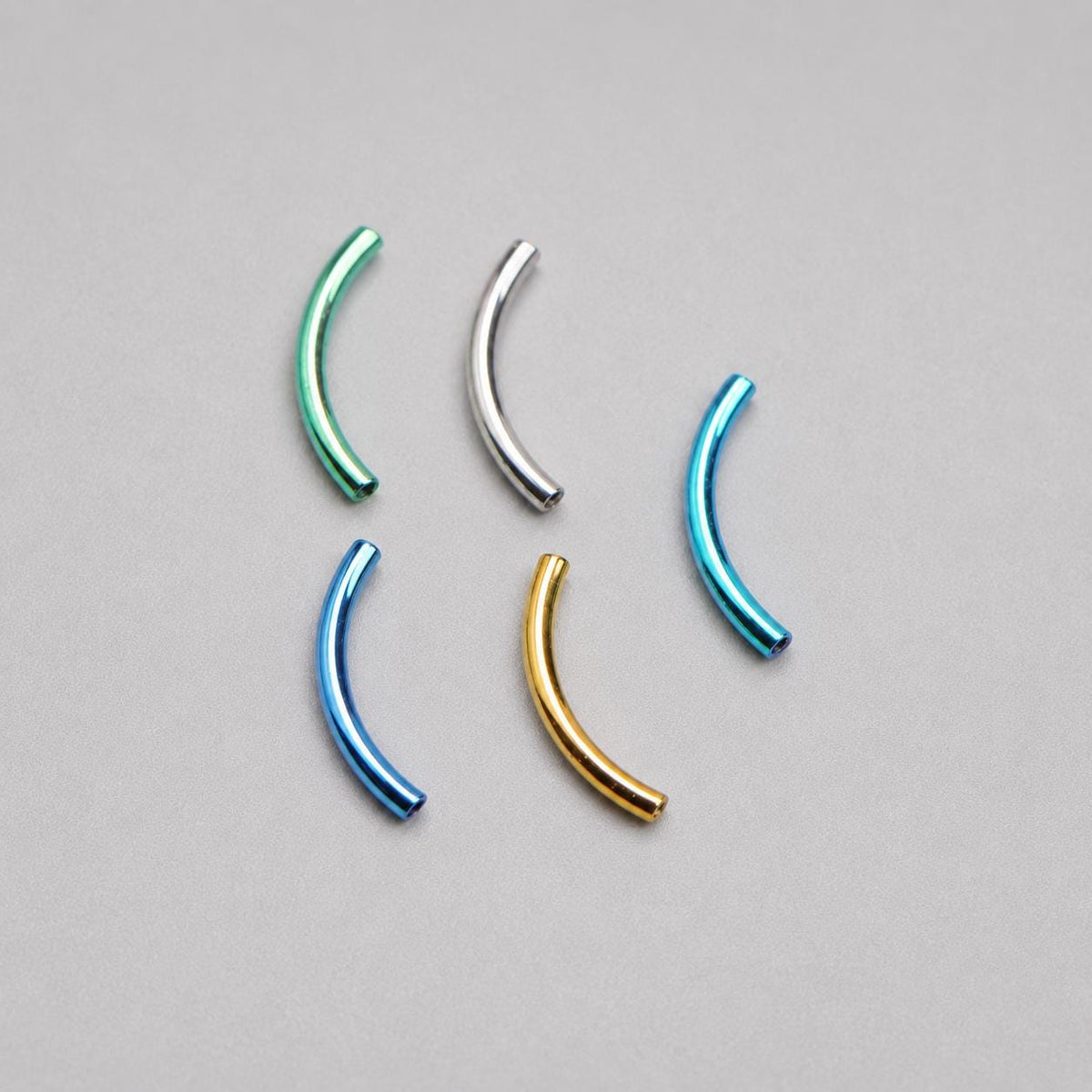 ETSY 4546618821 | IMAGE 3 | Titanium Curved Barbell Shaft