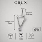 ETSY 4568764941 | IMAGE 11 | Crystal Chain Dangle