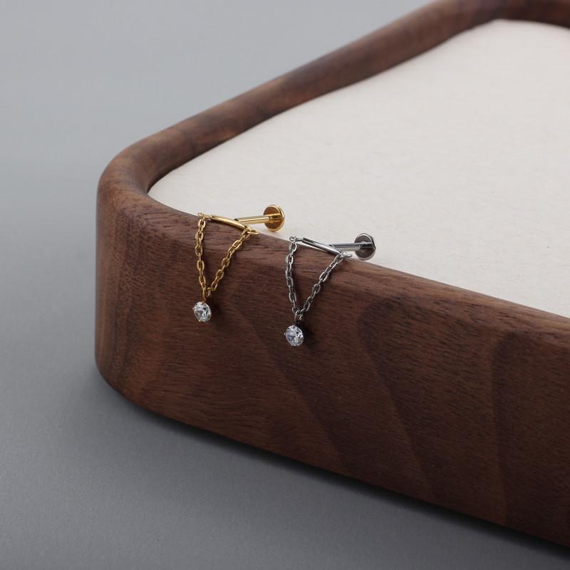 ETSY 4568764941 | IMAGE 3 | Crystal Chain Dangle