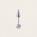 ETSY 4569307791 | IMAGE 11 | Round CZ & Spike Barbell