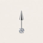ETSY 4569307791 | IMAGE 11 | Round CZ & Spike Barbell