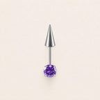 ETSY 4569307791 | IMAGE 12 | Round CZ & Spike Barbell