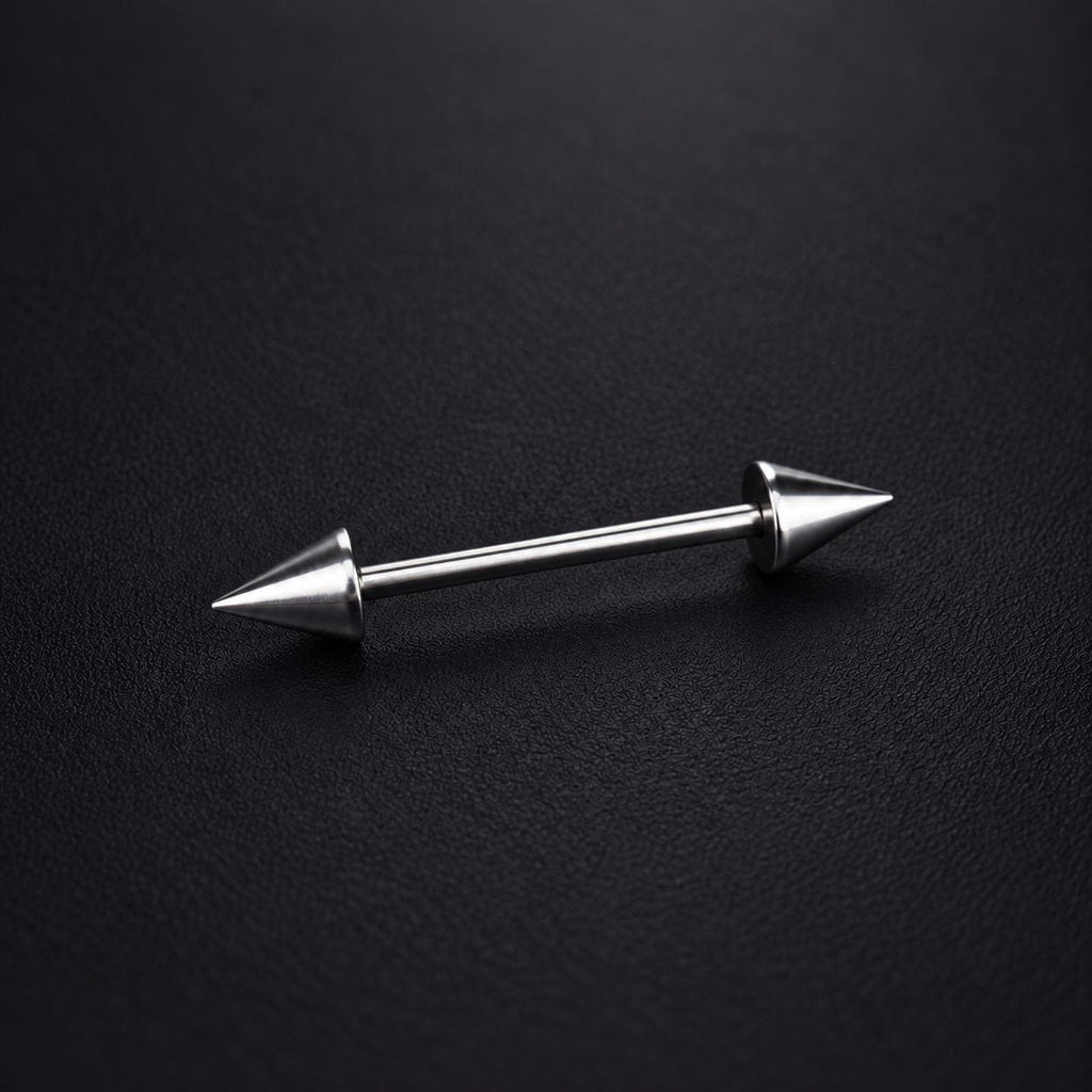 ETSY 4569315919 | IMAGE 6 | Double Spike & Chain Barbell