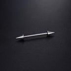 ETSY 4569315919 | IMAGE 7 | Double Spike & Chain Barbell