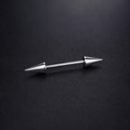 ETSY 4569315919 | IMAGE 8 | Double Spike & Chain Barbell