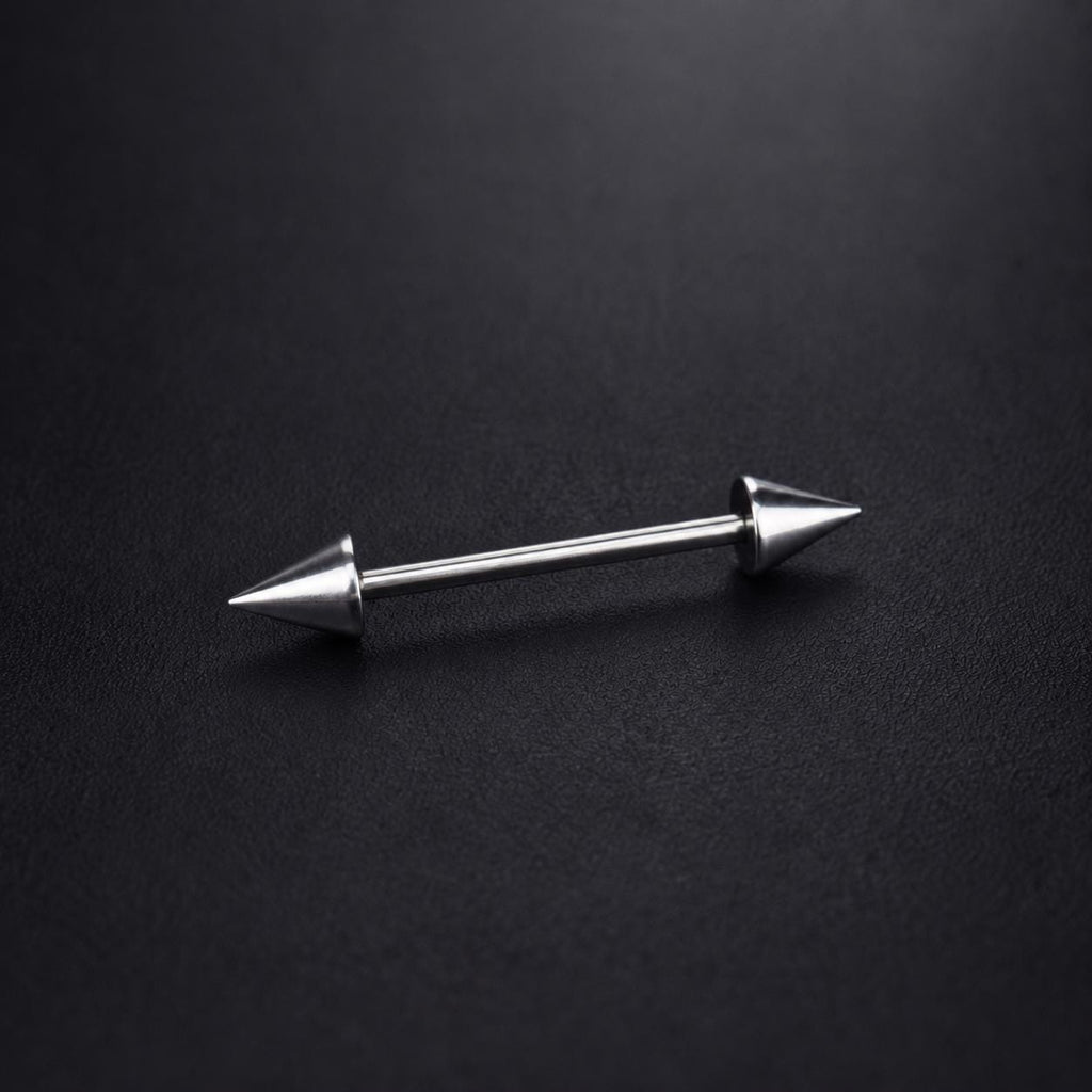 ETSY 4569315919 | IMAGE 9 | Double Spike & Chain Barbell