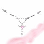 ETSY 4569316362 | IMAGE 10 | Devil Winged Heart Chain