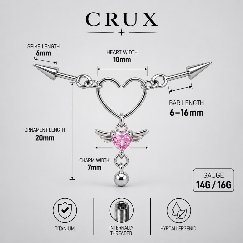 ETSY 4569316362 | IMAGE 11 | Devil Winged Heart Chain