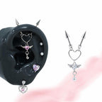 ETSY 4569316362 | IMAGE 4 | Devil Winged Heart Chain