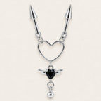 ETSY 4569316362 | IMAGE 6 | Devil Winged Heart Chain
