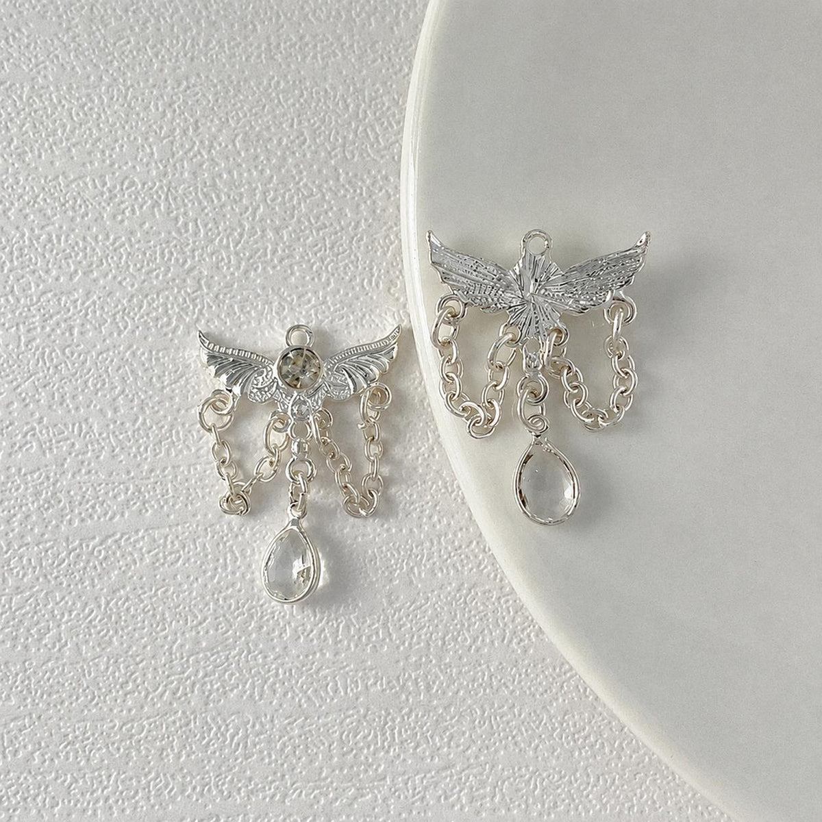 Devil Wing Crystal Dangle detail 3