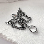 Devil Wing Crystal Dangle Gunmetal｜Halo detail 13