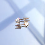 ETSY 4569325871 | IMAGE 3 | Trillion Crystal & Spike Barbell