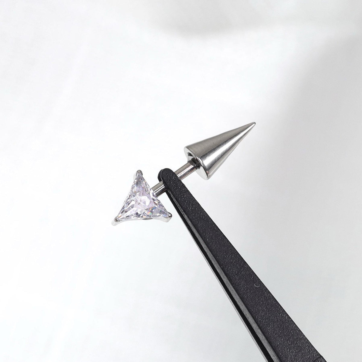 ETSY 4569325871 | IMAGE 6 | Trillion Crystal & Spike Barbell